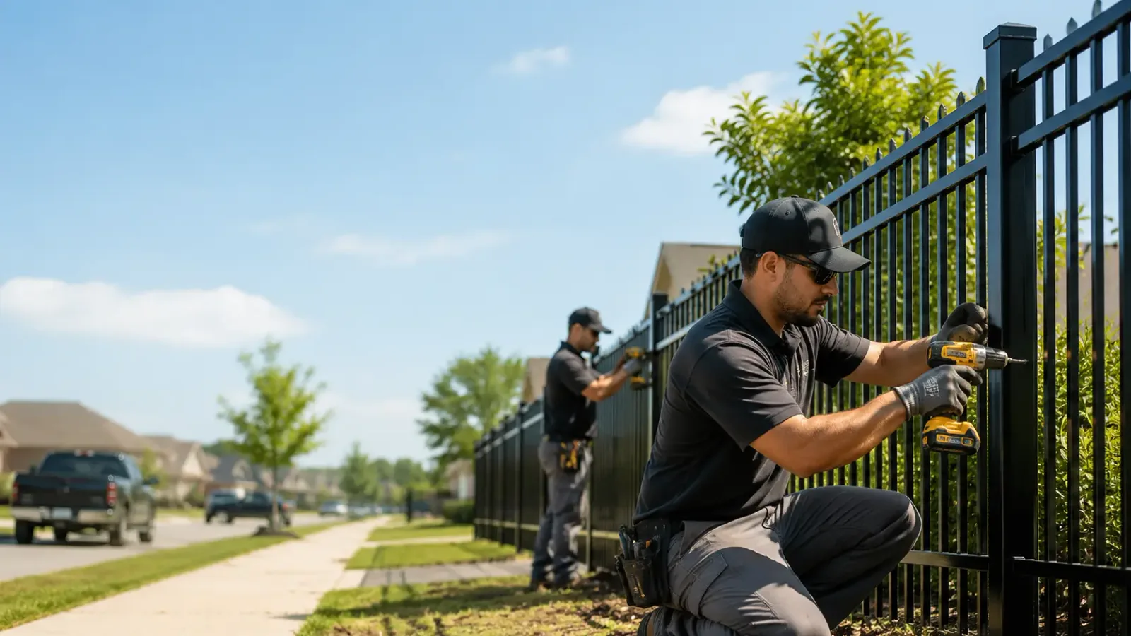 Metal Fence Installation in Brookhaven, GA